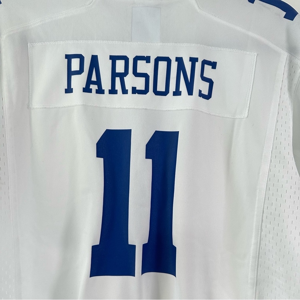 NWT Nike Dallas Cowboys Micah Parsons #11 White Game Jersey Youth Size Large - Picture 8 of 8
